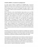 E-DUCAR LA MIRADA. La necesidad de una pedagogía pobre