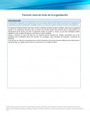 Factores clave de éxito en una organización