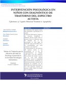 INTERVENCIÓN PSICOLÓGICA EN NIÑOS CON DIAGNÓSTICO DE TRASTORNO DEL ESPECTRO AUTISTA