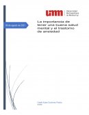 Importancia de una buena salud mental