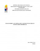 ENSAYO SOBRE LA PLANIFINACION Y GESTION FINANCIERA EN INSTITUCIONES DEPORTIVAS