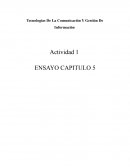 Tecnologías De La Comunicación Y Gestión De Información
