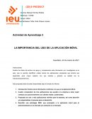 LA IMPORTANCIA DEL USO DE LA APLICACIÓN MÓVIL