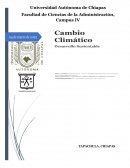 Cambio climático