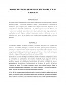 MODIFICACIONES CARDIACAS OCACIONADAS POR EL EJERCICIO