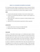 Los valores en función de las edades