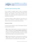 Actividad: Spark Streaming y Kafka