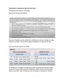 Ejercicio de presupuesto efectivo