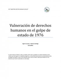 Violacion de derechos humanos-durante el golpe de estado de 1976. Página 1