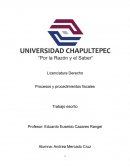 Procesos y procedimientos fiscales