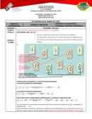 Actividades matematicas Fracciones y decimales positivos y negativos