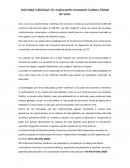 Actividad individual 16: explorando conceptos Cadena Global de Valor