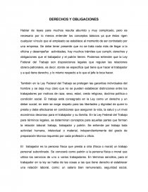 DERECHOS Y OBLIGACIONES. Página 1
