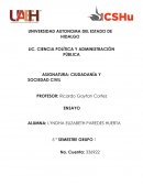 CIUDADANÍA Y SOCIEDAD CIVIL