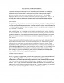 Los oficios profesionalizados