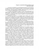 El género: La construcción cultural de la diferencia sexual