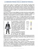 LA DIMENSION PERDIDA PARA EL BIENESTAR PERSONAL