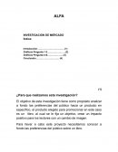 Alfa Investigacion de mercado