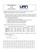 TALLER VALOR DE VERDAD LÓGICA