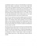 Desigualdad de la mujer