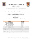 Análisis de un conflicto social