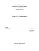 FENÓMENOS TERRESTRES