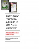 Planificación practica docente tema literatura del NOA