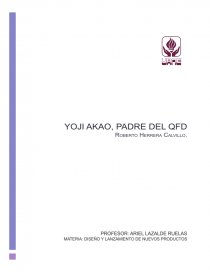 Despliegue de la Función Calidad QFD. Página 1