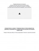 Intregracion escuela comunidad