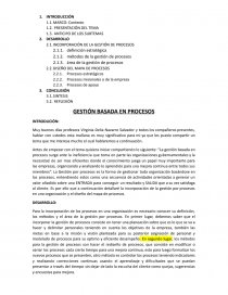 GESTIÓN BASADA EN PROCESOS. Página 1
