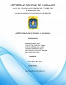 ASPECTO TRIBUTARIO DE ESCISIÓN DE SOCIEDADES