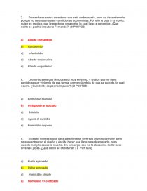 DERECHO PENAL. EVALUACION DIAGNOSTICA. Página 3