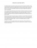 Educación, el principio del fin