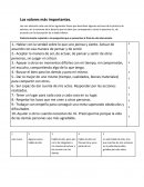 Los valores más importantes