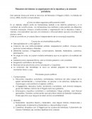 Resumen de historia: la organización de la republica y la creación portaliana