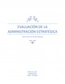 EVALUACIÓN DE LA ADMINISTRACIÓN ESTRATÉGICA