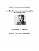 Ensayo sobre aprendizaje Significativo David Ausubel