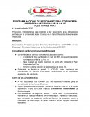 PROGRAMA NACIONAL DE MEDICINA INTEGRAL COMUNITARIA UNIVERSIDAD DE CIENCIAS DE LA SALUD