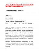 Materia RRHH. Enseñar Relaciones Humanas con las TIC