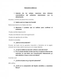 PREGUNTAS MÉDICAS. Página 1