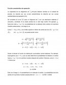 Función característica de operación