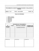 PROCEDIMIENTO DE IDENTIFICACIÓN DE PELIGROS Y EVALUACIÓN DE RIESGOS