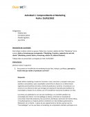Actividad comprendiendo el marketing