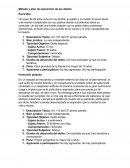 Método y plan de exposición de los delitos