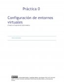 Configuración de entornos virtuales. Grado en Ingeniería Informática