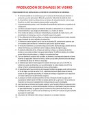 Producción de envases de vidrio