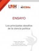 Los principales desafíos de la ciencia política