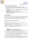 Matemática cuarto grado