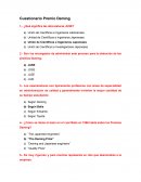 Cuestionario Premio Deming