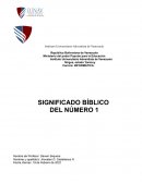 Numero uno en la biblia